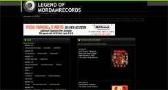 Desktop Screenshot of mordamrecords.com